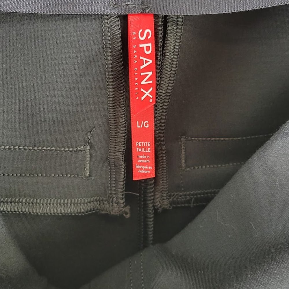 SPANX the perfect pants ankle piped skinny petite Sz L NEW - Picture 6 of 8